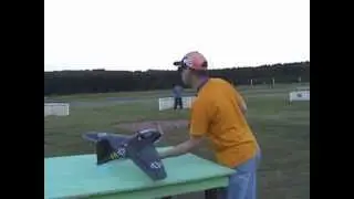 'Park Flyer' mod Hobby King Me163 Komet maiden flight