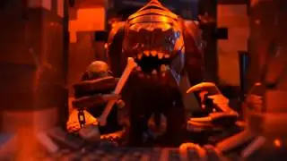 lego star wars rancor pit scene (stop motion)