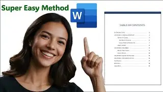 How to make Table of Contents in Word | SUPER EASY METHOD