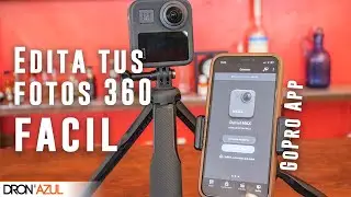 Como reencuadrar una foto 360 con el celular paso a paso - GoPro Max