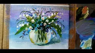 Как рисовать ЛАНДЫШИ🌼