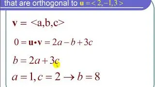 Finding Two Vectors in Opposite Directions that are Orthogonal to Another Vector
