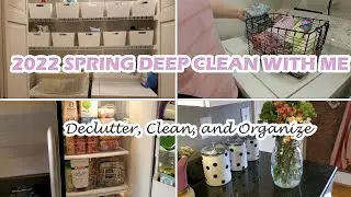 🌸 SPRING DEEP CLEAN WITH ME 2022 | WHOLE HOUSE CLEAN WITH ME | EXTREME CLEANING MOTIVATION