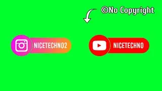 (No Copyright) Social Media Intros | Facebook & Instagram | Green Screen | Nice Techno