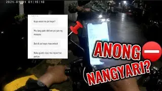 MUNTIK NA MAREPORT SI PAPS SA POLICE, ANONG NANGYRI? #deliveryrider #lalamoverider