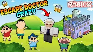 Shinchan vs doctor crazy in roblox 😱🔥 | shinchan and friends playing escape doctor crazy in roblox 😂