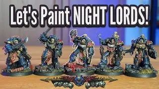 How to Paint Night Lords to a Parade Ready Standard | Step-by-Step Tutorial