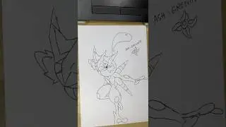 PSN Short: Drawing Ash-Greninja
