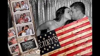 Dustin and Britney Wedding Photo Booth in Oklaoma City