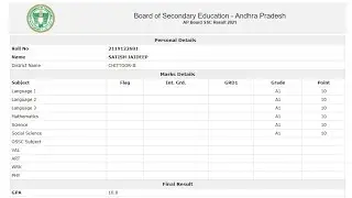 AP Class 10th Result 2021 Kaise Dekhe ? AP SSC Results 2021 ! AP 10th Result Check 2021 ! Andhra