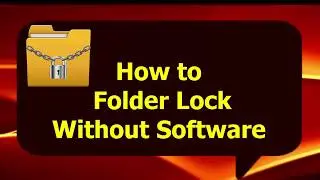 folder lock without software
