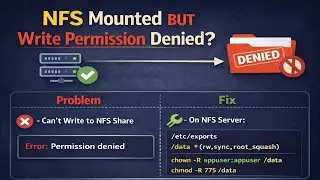 NFS Write Permission Denied in Linux Part -1 | root_squash Explained