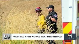 Wildfires ignite across Inland Northwest