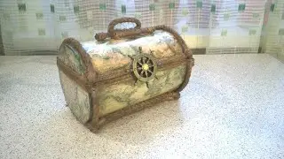 DIY Chest, Box from a Bobbin.
