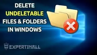 How To Delete Undeletable file or folder | Item not found error | ExPertInAll | YouTube