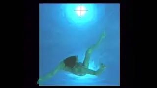 under water