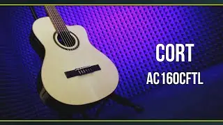 Электроакустика с нейлоновыми струнами Cort AC160CFTL NAT