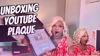 Miss. Renee Unboxing YouTube Silver Play Button... (Thank You for 100K)