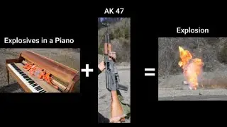 Blowing Up a piano filled with Tanerite
