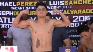 Joseph Diaz Jr vs Rene Alvarado - WEIGH IN