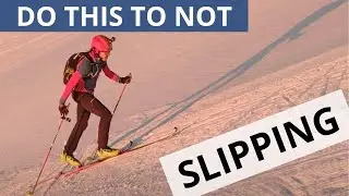 How NOT TO SLIP when Skiing Uphill 👌 [SKIMO TIPS]