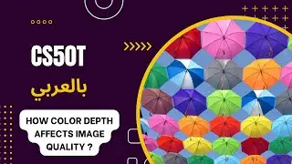 [3][8] CS50T - Multimedia - Color Depth (Bit Depth) & Image Quality  جودة ألوان الصورة