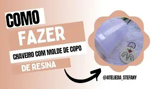 CHAVEIRO DE RESINA COM COPO DESCARTÁVEL