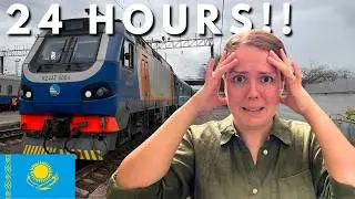 We spent 24 HOURS on an EX SOVIET Sleeper Train | Almaty to Astana 🇰🇿