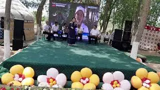 Каракалпакстан халык артисткасы Замира Торениязова хам "Айдынлар" халык ансамбли Бозатау фестте