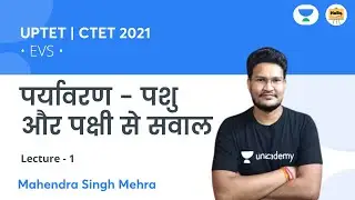 पर्यावरण - पशु और पक्षी से सवाल | UPTET/CTET 2021 | Hello Teachers | Mahendra Singh Mehra