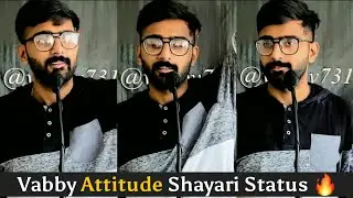 Vabby Attitude 😎 Shayari | Vabby Shayari Status | Attitude Status | AK Jeetarwal
