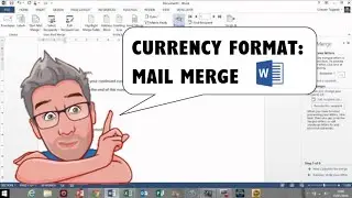How to Apply Currency Format to a Mail Merge Field