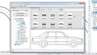 Manage blocks with the Drawing Explorer