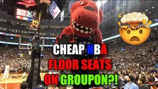 I GOT NBA FLOOR SEATS FOR CHEAP ON GROUPON!!? LIMITED EDITION JERSEY!
