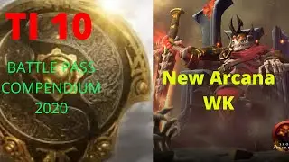 TI10 BATTLE PASS - THE INTERNATIONAL 2020 COMPENDIUM DOTA 2 New Arcana Wraith King