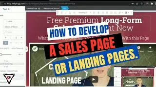 Sales Funnel: How to create a Landing Page - Sales Funnel Design and Landing Page Design.
