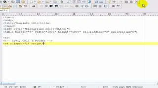 Creating a HTML Template Basic Tutorial