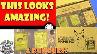Gold 25th Anniversary Pokémon TCG Box Shown Off & Rumours Explained! (Pokémon TCG News)