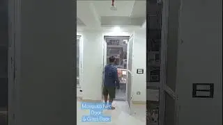 Mosquito Net Door And Glass Door Installed Together #interiordesign #sanjeevan&company #mosquitonet
