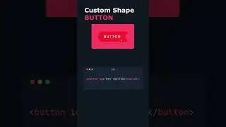 Custom Shape Button CSS only!🤩with hover effects 