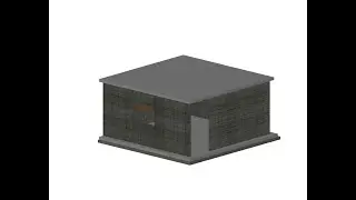 AutoCAD 3D House Modeling.
