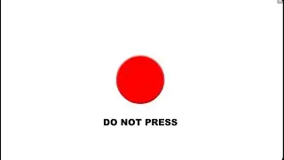 pressing the button
