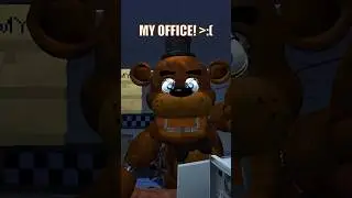 Gmod FNAF Clips | Freddy's Office Gets Trashed! | #shorts