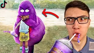 СТРАШНЫЕ МОНСТРЫ в ТикТок 😱🥤 Самый СТРАШНЫЙ ТикТок... (Гримас Шейк)