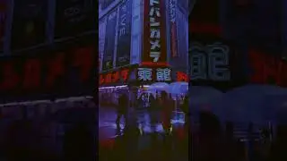 Neon Cyberpunk Rain in Tokyo