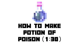 Minecraft: How to Make Potion of Poison(