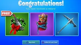All FREE REWARDS in Fortnite! Unlock FREE Christmas Skins, Back Blings, & MORE (14 Days of Fortnite)