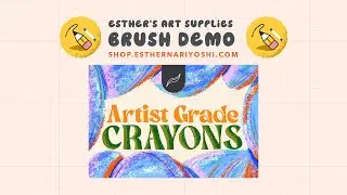 Procreate Brush Demo | Procreate Brush Artist Grade Crayons Brushes