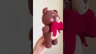 🐻 #amigurumi #crochetpattern #christmas #teddybear