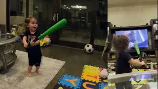 Ace dancing to Atlanta Braves Ronald Acuna Jr Promo